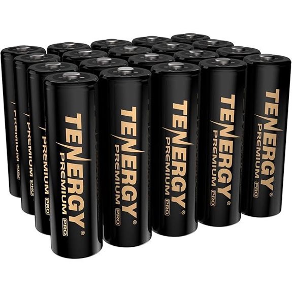 Tenergy PRO Rechargeable AA Batteries (20 Pack)