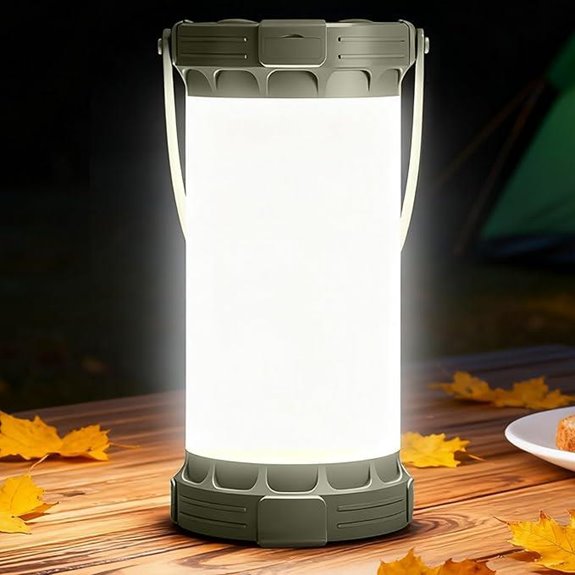 Glocusent 135 LED Camping Lantern with Rechargeable Power