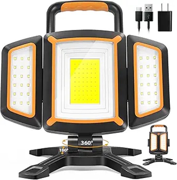 30W Rechargeable LED Work Light with Magnet