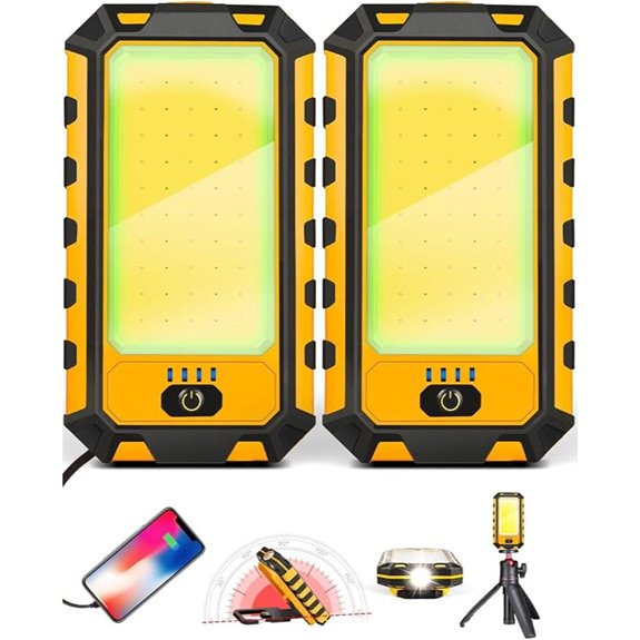 Rechargeable Magnetic LED Work Light with 4 Modes