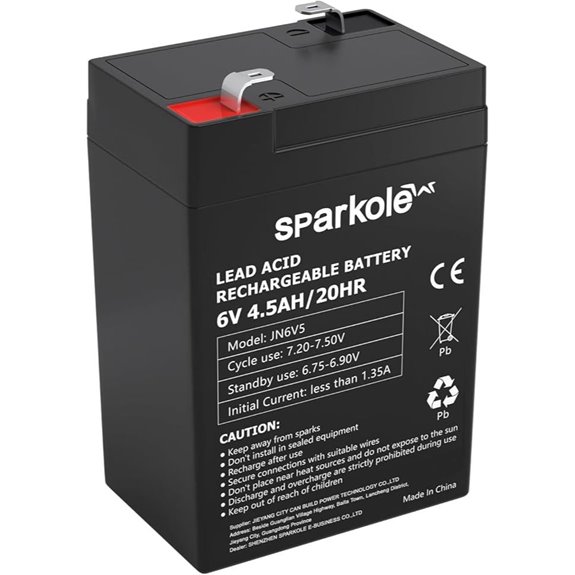 6V 4.5Ah Rechargeable Lead Acid Battery