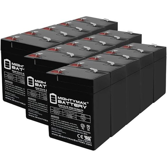 Mighty Max 6V 4.5Ah Emergency Light Batteries (15 Pack)