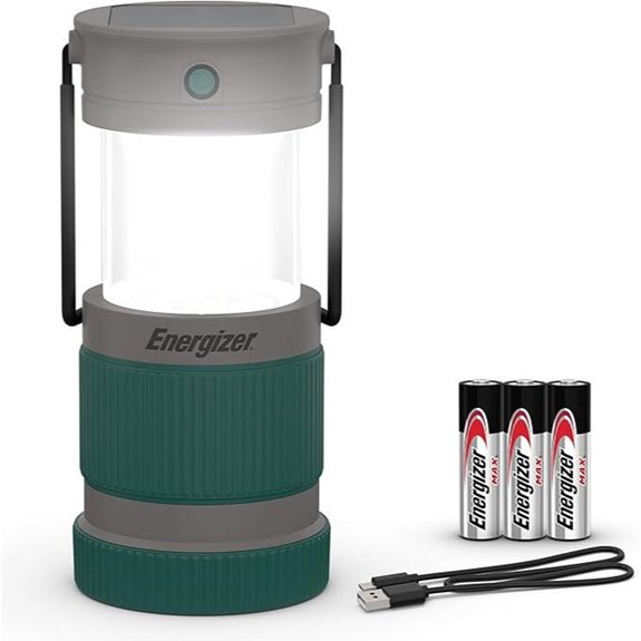Energizer S-500 Hybrid Camping Lantern with Solar & AA