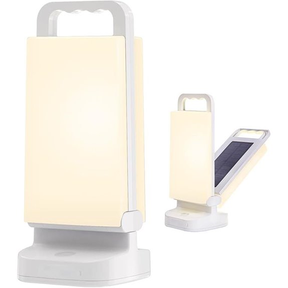 Solar Camping Lantern with 6000mAh Power Bank