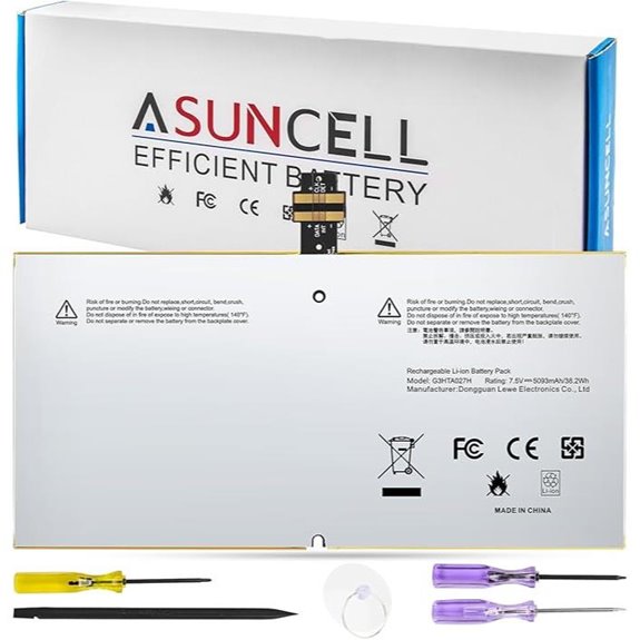 ASUNCELL Surface Pro 4 Laptop Battery Replacement