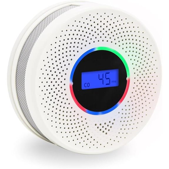 10-Year Smoke & CO Detector with Digital Display