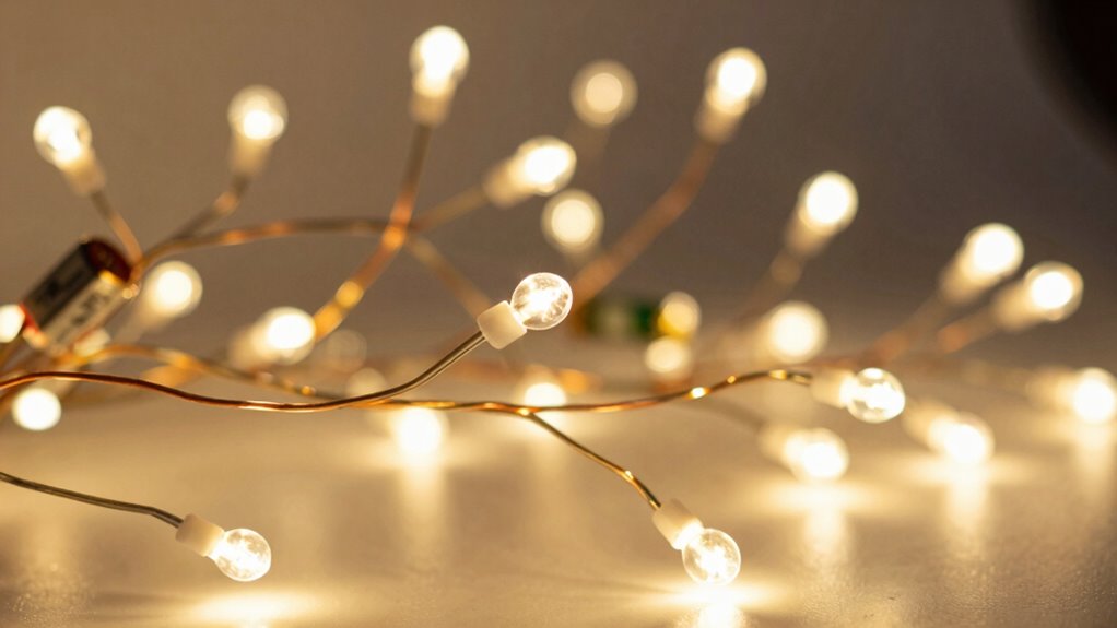 top battery powered string lights
