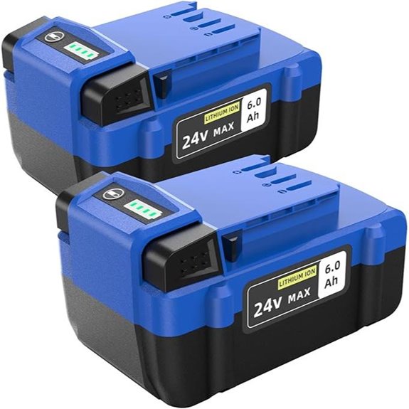 2-Pack 6.0Ah Kobalt 24V Battery Replacement