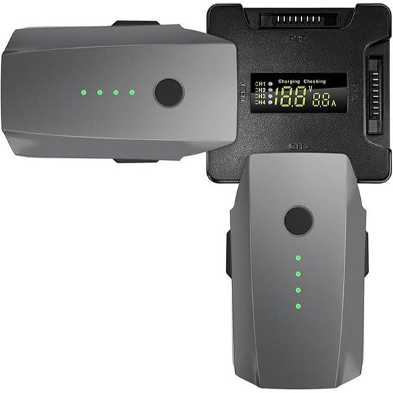 2 Pack Mavic Pro Batteries with Charger