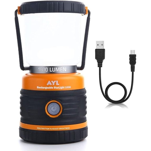 LED Camping Lantern with Power Bank & Waterproof Design