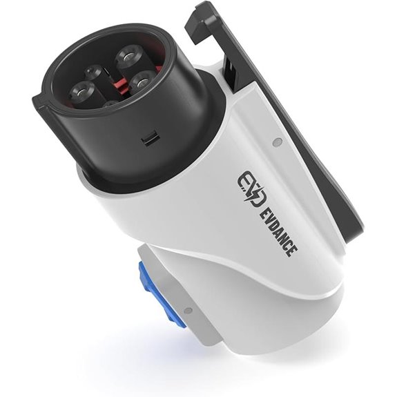 NACS to J1772 EV Charging Adapter (White)