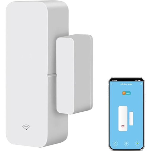 WiFi Door Sensor with Alerts Compatible with Alexa