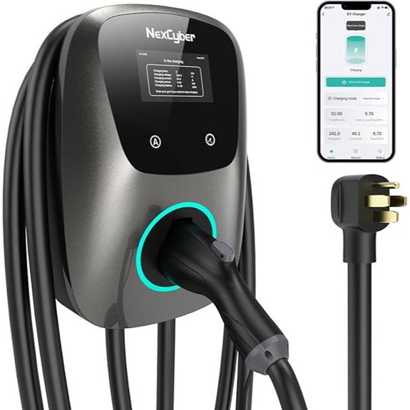 Level 2 EV Charger with WiFi 48A 25ft