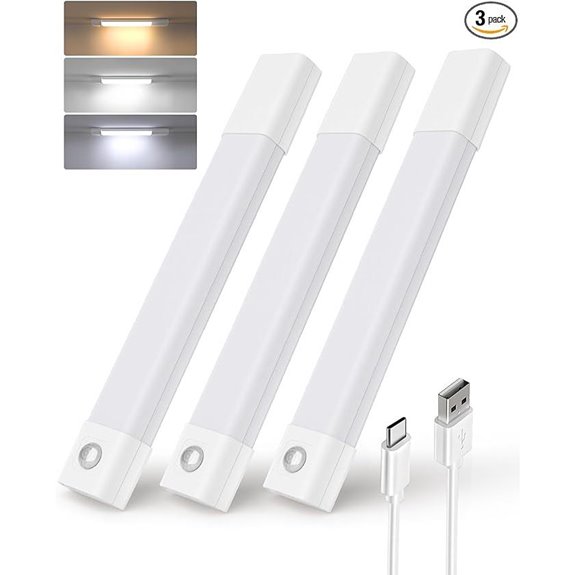 EZVALO 3-Pack 7” Motion Sensor Wireless Cabinet Lights