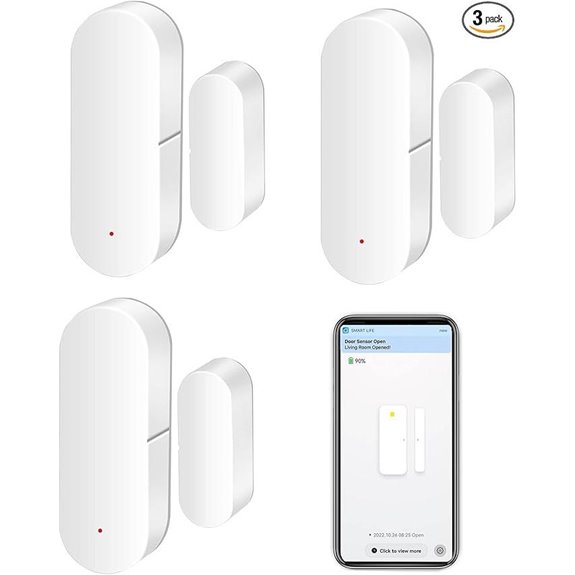 WiFi Door Sensor Kit with App Alerts (3-Pack)