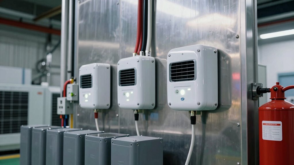 battery room heat detector considerations