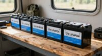 top camper van batteries