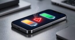 battery heat causes rapid buildup