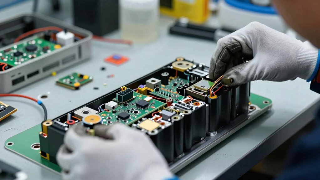 complex hazardous battery disassembly