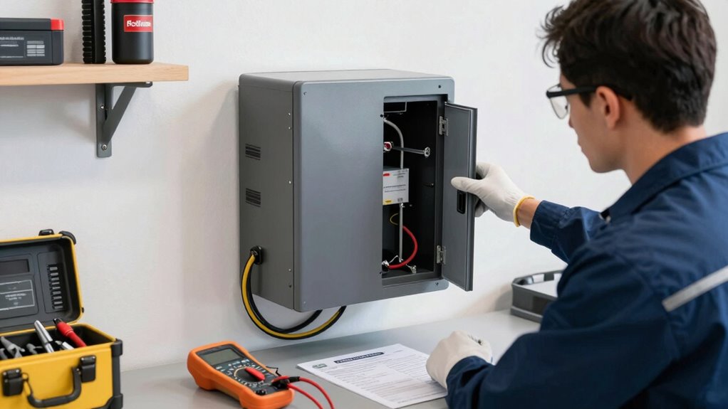 consistent battery inspection routine