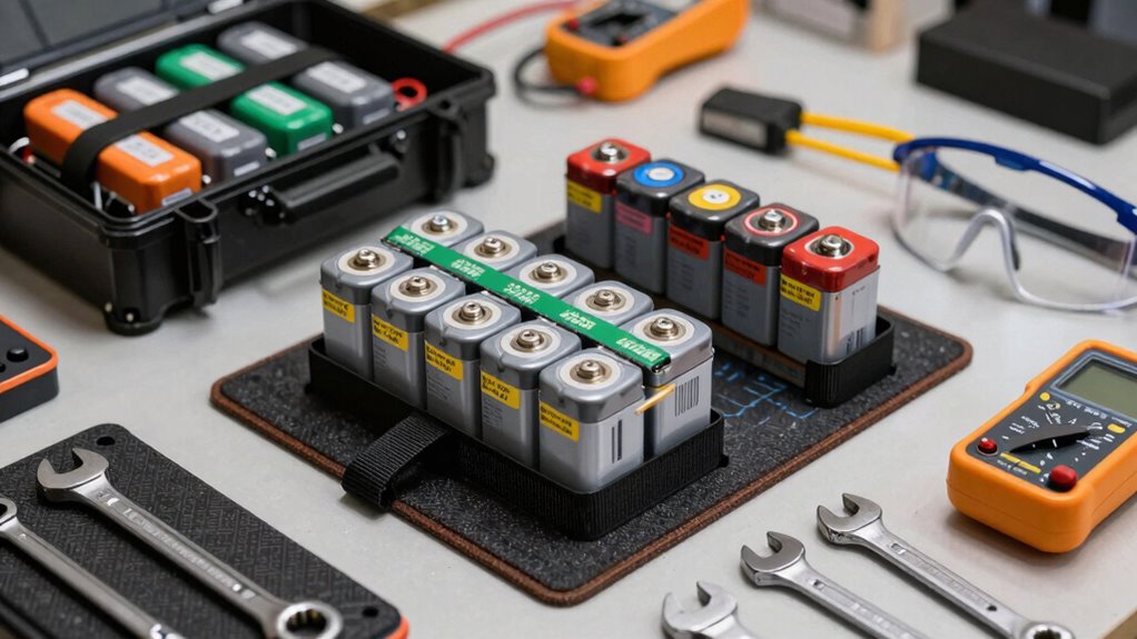 safe and efficient battery handling