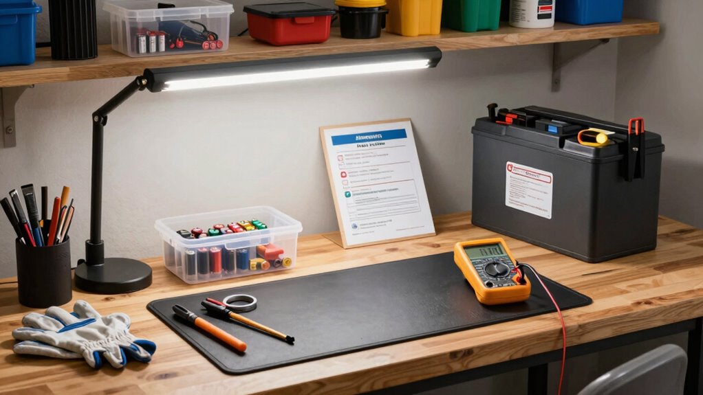 safe diy battery workbench