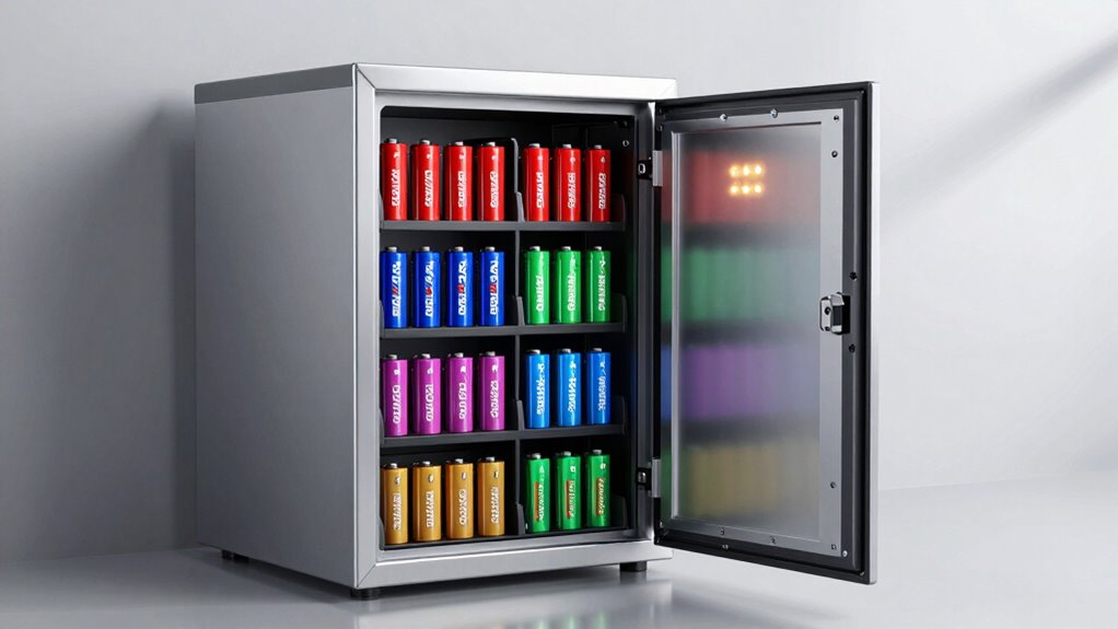 safe organized battery charging