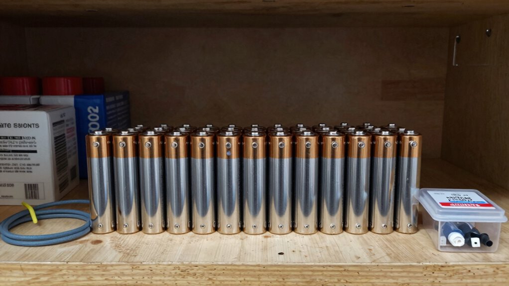 store batteries in cool dry place