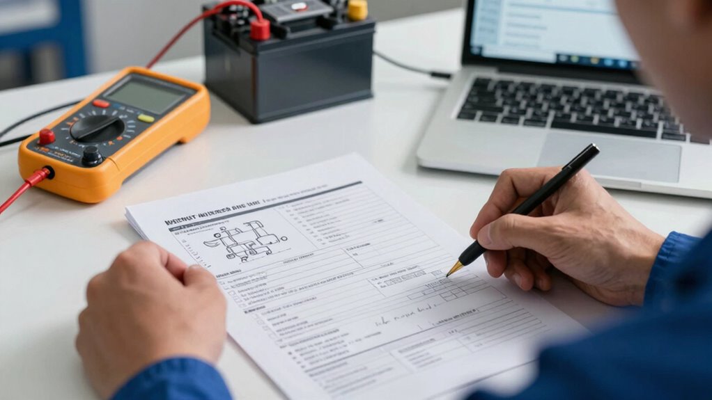 thorough battery service documentation