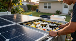 Home cooling panel based on PV and waste cooking oil