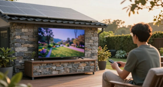 6 Best Solar-Powered Outdoor TVs in 2026