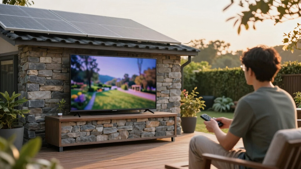 6 Best Solar-Powered Outdoor TVs in 2026