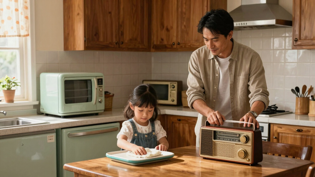 A Father-Daughter Duo Turned Her 90s Kitchen into a Vintage-Inspired Dream