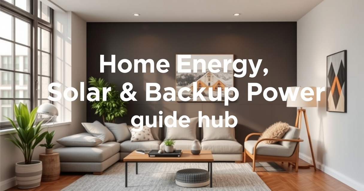 Home Energy, Solar and Backup Power: A Practical Guide to Building a Resilient Energy System