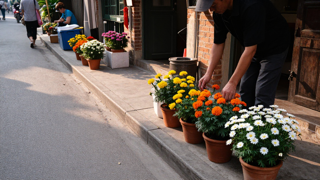Quiet People Beautify Hanoi Streets To Celebrate National Day 2.9 - Laodong.vn