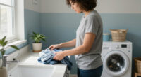 You’d Never Expect To See Ombré Walls In A Laundry Room — But It Works