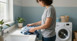 You’d Never Expect To See Ombré Walls In A Laundry Room — But It Works