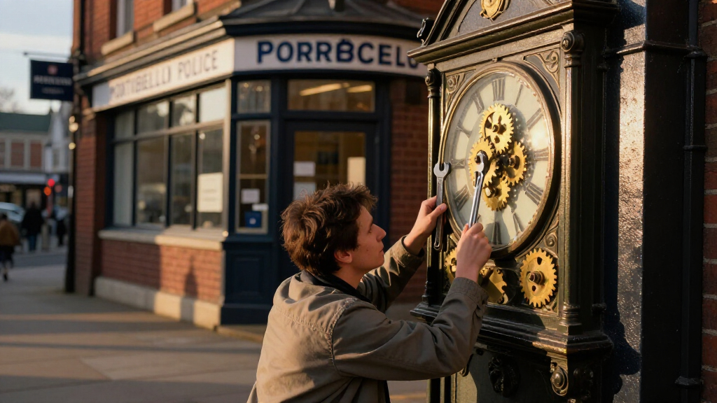 Fixing The Portobello Police Station Clock