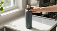 Owala FreeSip Stainless Steel Water Bottle 32 Oz Very, Very Dark