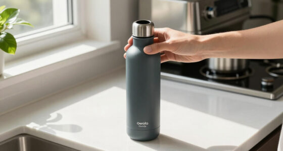 Owala FreeSip Stainless Steel Water Bottle 32 Oz Very, Very Dark
