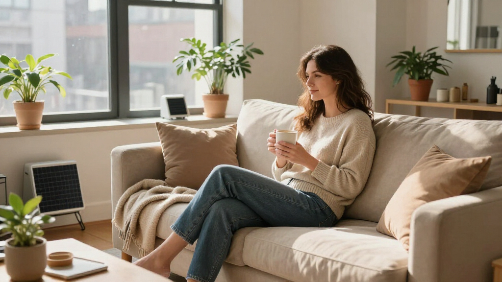 Podcaster Amanda Hirsch’s NYC Apartment Feels Like A Quiet, Hotel-Like Escape From The City