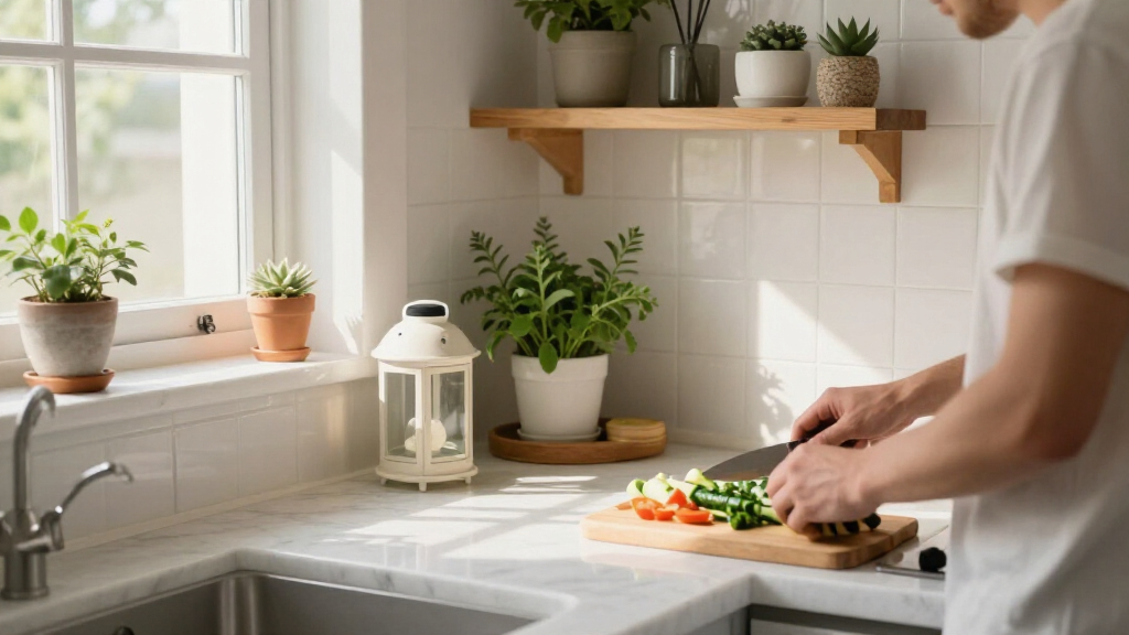 This All-White Kitchen Nook Became Cozy Without A Major Renovation