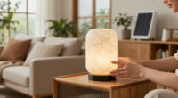 Walmart's New $25 Travertine-Look Lamp Looks Shockingly High-End
