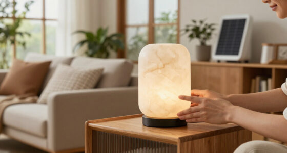 Walmart's New $25 Travertine-Look Lamp Looks Shockingly High-End