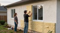 Continuous Exterior Insulation Over Stucco Retrofit