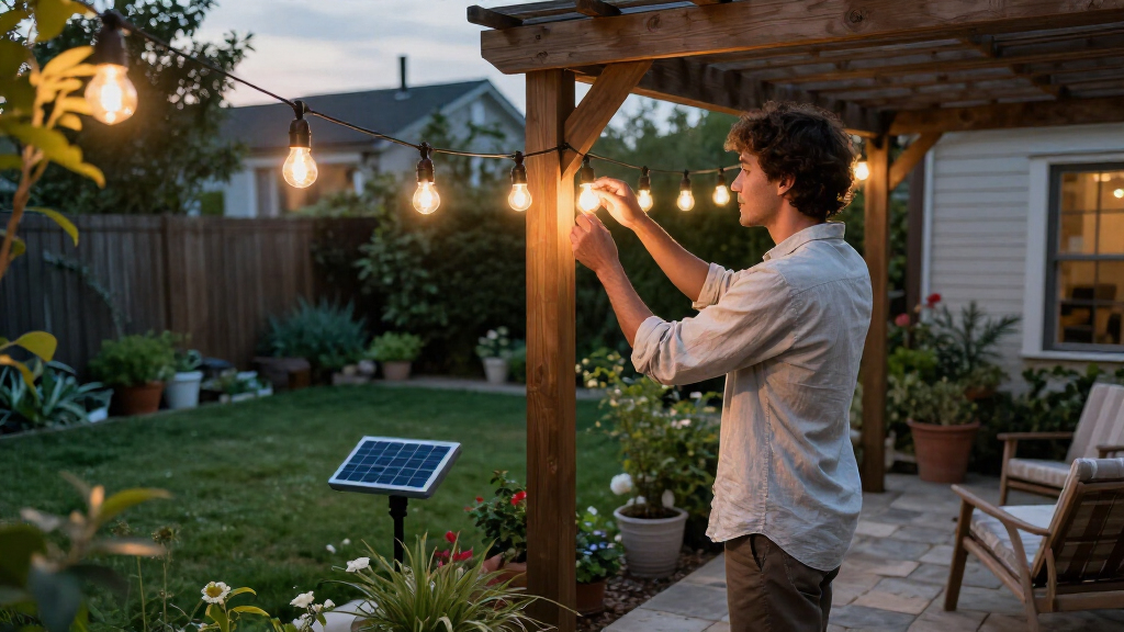 How to Choose Solar-Powered Outdoor String Lights