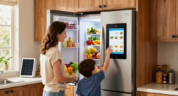 Organize Your Schedules, Recipes And More With Over $150 Off This FridgeCal Smart Display