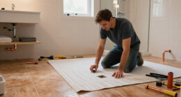 Retrofit Basement Bathroom Underfloor Heat