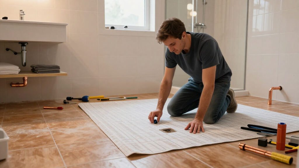 Retrofit Basement Bathroom Underfloor Heat